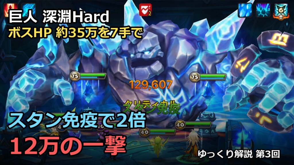 巨人深淵Hardの攻略とおすすめ編成